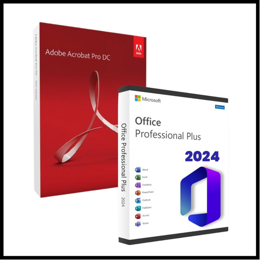 Adobe Acrobat DC 2019 & Office Professional Plus 2024 (For windows only)